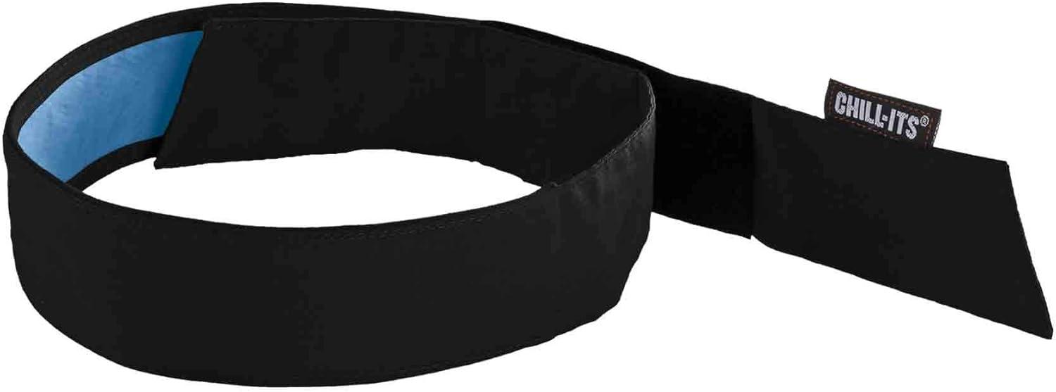 imageErgodyne Chill Its 6705CT Cooling Bandana Lined with Evaporative PVA Material for Fast Cooling Relief Quick and Secure FitRed Western