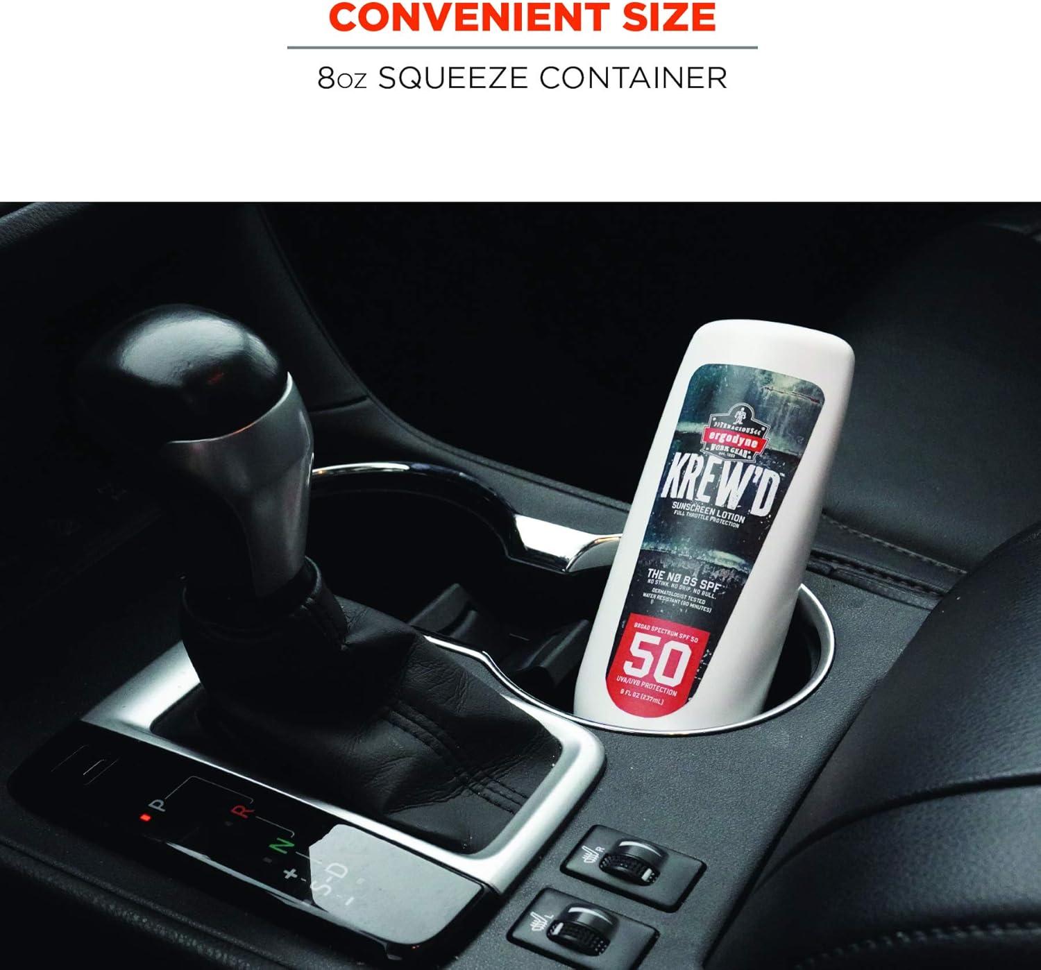imageErgodyne KREWD 6351 Sunscreen Lotion Broad Spectrum SPF 50 8 oz 12Pack