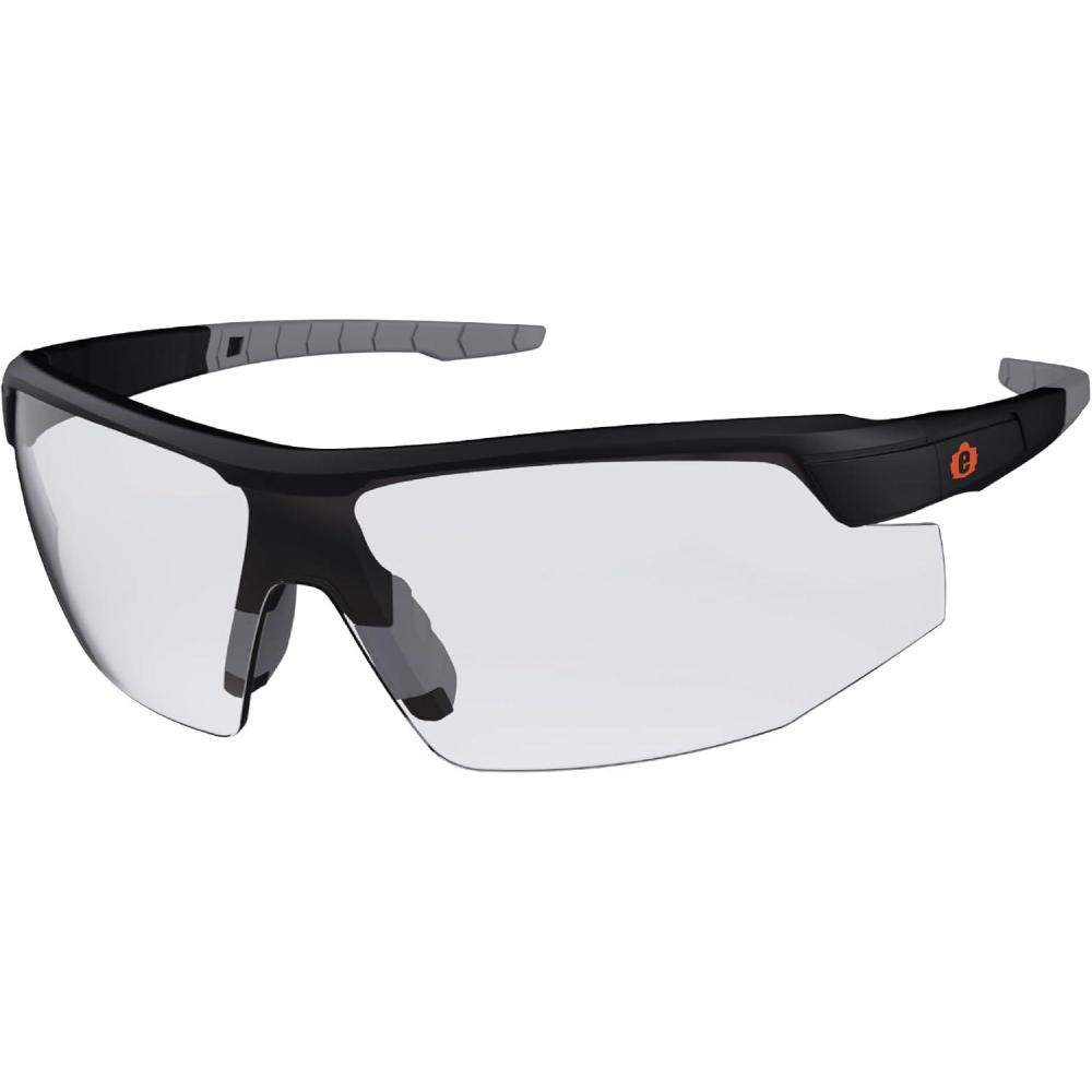 imageErgodyne Skullerz SKOLL Safety GlassesBlack Frame Clear LensClear Lens