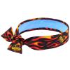 imageErgodyne Chill Its 6700CT Cooling Bandana Lined with Evaporative PVA Material for Fast Cooling Relief Tie for Adjustable Fit SkullsFlames 2Pack