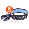 imageErgodyne Chill Its 6700CT Cooling Bandana Lined with Evaporative PVA Material for Fast Cooling Relief Tie for Adjustable Fit SkullsNavy Western