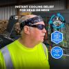 imageErgodyne Chill Its 6705CT Cooling Bandana Lined with Evaporative PVA Material for Fast Cooling Relief 3PackNavy Western