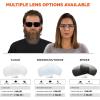 imageErgodyne Skullerz Dellenger Anti Scratch Safety Glasses with Adjustable Temples Anti Fog z87Clear Lens