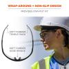 imageErgodyne Skullerz SKOLL Anti Scratch Safety Glasses AntiFog ANSI z871Clear Lens