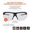 imageErgodyne Skullerz SKOLL Anti Scratch Safety Glasses AntiFog ANSI z871Clear Lens