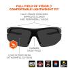 imageErgodyne Skullerz SKOLL Anti Scratch Safety Glasses AntiFog ANSI z871Smoke Lens