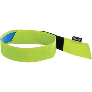 imageErgodyne Chill Its 6705CT Cooling Bandana Lined with Evaporative PVA Material for Fast Cooling Relief Quick and Secure FitLime