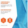 imageErgodyne Chill Its 6602MF Cooling Towel Soft Microfiber Material UPF 50Blue41quot x 984quotBlue
