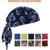 imageErgodyne Chill Its 6615 HighPerformance Bandana Do Rag  Terry Cloth SweatbandNavy Western