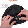 imageErgodyne NFerno 6801 Winter Skull Cap with Rechargeable LED LightBlack