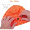 imageErgodyne NFerno 6801 Winter Skull Cap with Rechargeable LED LightOrange