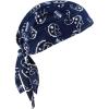 imageErgodyne Chill Its 6615 HighPerformance Bandana Do Rag  Terry Cloth SweatbandNavy Western