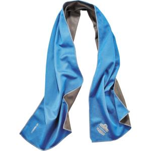 imageErgodyne Chill Its 6602MF Cooling Towel Soft Microfiber Material UPF 50Blue41quot x 984quotBlue
