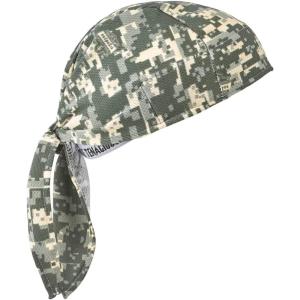 imageErgodyne Chill Its 6615 HighPerformance Bandana Do Rag  Terry Cloth SweatbandCamo