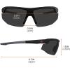 imageErgodyne  59083 Skullerz SKOLL Anti Fog Safety GlassesMatte Black Frame AntiFog IndoorOutdoor Lens InOutdoor LensSmoke Lens