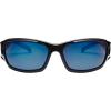 imageErgodyne Skullerz Thor Safety Sunglasses  Black Frame Blue Mirror LensBlue Mirror Lens  Black Frame