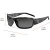 imageErgodyne Skullerz Thor Safety Sunglasses  Black Frame Blue Mirror LensSmoke Lens  Kryptek Typhon Frame