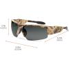 imageErgodyne Skullerz Dagr Polarized Safety Sunglasses Kryptek Highlander Brown Camo Frame Smoke Lens