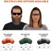 imageErgodyne Skullerz Dagr Polarized Safety Sunglasses Matte Gray Frame Smoke Lens