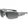 imageErgodyne Skullerz Dagr Polarized Safety Sunglasses Matte Gray Frame Smoke Lens