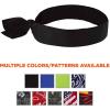 imageErgodyne Chill Its 6700 Cooling Bandana Evaporative Polymer Crystals For Cooling Relief Tie For Adjustable Fit 6Pack BlueBlack