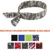 imageErgodyne Chill Its 6700 Cooling Bandana Evaporative Polymer Crystals For Cooling Relief Tie For Adjustable Fit 6Pack BlueCamo
