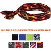 imageErgodyne Chill Its 6700 Cooling Bandana Evaporative Polymer Crystals For Cooling Relief Tie For Adjustable Fit 6Pack BlueFlames