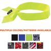imageErgodyne Chill Its 6700 Cooling Bandana Evaporative Polymer Crystals For Cooling Relief Tie For Adjustable Fit 6Pack BlueLime
