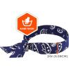 imageErgodyne Chill Its 6700 Cooling Bandana Evaporative Polymer Crystals For Cooling Relief Tie For Adjustable Fit 6Pack BlueNavy Western