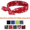 imageErgodyne Chill Its 6700 Cooling Bandana Evaporative Polymer Crystals For Cooling Relief Tie For Adjustable Fit 6Pack BlueRed Western