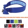 imageErgodyne Chill Its 6700CT Cooling Bandana Lined with Evaporative PVA Material for Fast Cooling Relief Tie for Adjustable Fit BlueSolid Blue
