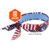 imageErgodyne Chill Its 6700CT Cooling Bandana Lined with Evaporative PVA Material for Fast Cooling Relief Tie for Adjustable Fit BlueStars and Stripes