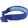 imageErgodyne Chill Its 6700CT Cooling Bandana Lined with Evaporative PVA Material for Fast Cooling Relief Tie for Adjustable Fit BlueSolid Blue