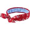 imageErgodyne Chill Its 6700CT Cooling Bandana Lined with Evaporative PVA Material for Fast Cooling Relief Tie for Adjustable Fit Red Western Each