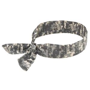 imageErgodyne Chill Its 6700 Cooling Bandana Camouflage Evaporative Polymer Crystals For Cooling Relief Tie For Adjustable Fit