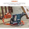 image:imageErgodyne Squids 3149 Heavy Duty Tool Lanyard Double Locking Carabiner Tool Weight Capacity 80lbs OrangeDual Carabiners