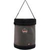image:imageErgodyne Arsenal 5935T XLarge Canvas Tool Bucket with Cover GrayBucket with Top
