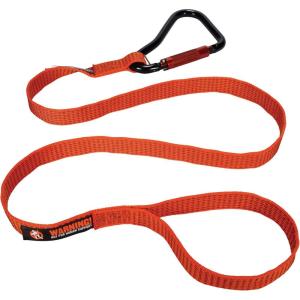 image:imageErgodyne Squids 3149 Heavy Duty Tool Lanyard Double Locking Carabiner Tool Weight Capacity 80lbs OrangeLoop End