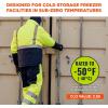 image:imageErgodyne NFerno 6478 Insulated Freezer Jacket Hi Vis Type R Class 2 Reflective Cold Storage Work Gear Clo Value Comfort Rating 259 CLO