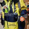 image:imageErgodyne NFerno 6479 Insulated Freezer Bib Overalls Hi Vis Cold Storage Work Gear Clo Value Comfort Rating 259 CLOLime