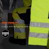 image:imageErgodyne NFerno 6479 Insulated Freezer Bib Overalls Hi Vis Cold Storage Work Gear Clo Value Comfort Rating 259 CLOLime