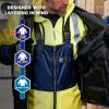 image:imageErgodyne NFerno 6479 Insulated Freezer Bib Overalls Hi Vis Cold Storage Work Gear Clo Value Comfort Rating 259 CLOLime