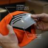 image:imageErgodyne Skullerz 6803ZI Hi Vis Zippered Rib Knit Beanie with Bump Cap Insert