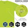 image:imageErgodyne UnisexAdult Glowear 8092 NonCertified Essential Hivis TShirtLime