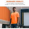 image:imageErgodyne UnisexAdult Glowear 8092 NonCertified Essential Hivis TShirtOrange