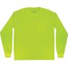 image:imageErgodyne UnisexAdult Glowear 8093 NonCertified Essential Hivis Long Sleeve TShirtLime