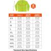 image:imageErgodyne UnisexAdult Glowear 8093 NonCertified Essential Hivis Long Sleeve TShirtLime