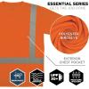 image:imageErgodyne UnisexAdult Glowear 8282 Essential Hivis TShirt  Type R Class 2Orange