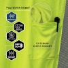 image:imageErgodyne UnisexAdult Glowear 8294bk Performance Hivis TShirt  Type R Class 2 Black BottomLime