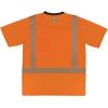 image:imageErgodyne UnisexAdult Glowear 8294bk Performance Hivis TShirt  Type R Class 2 Black BottomOrange